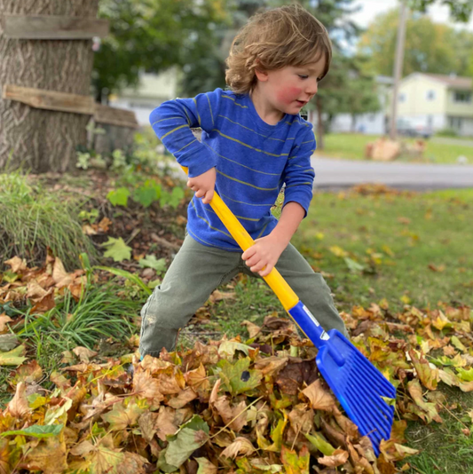 Children's Long Handled Leaf Rake